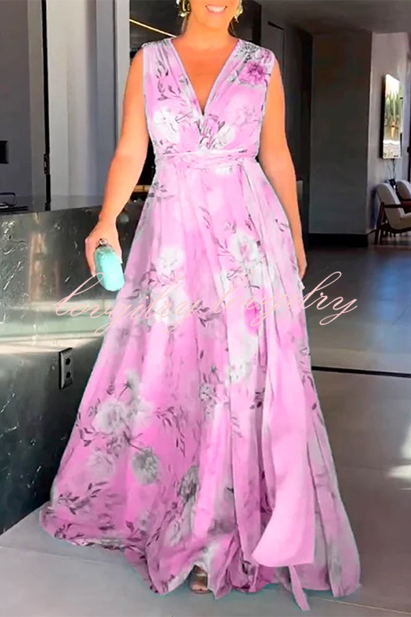 Elena™ | Elegant Floral Maxi Dress