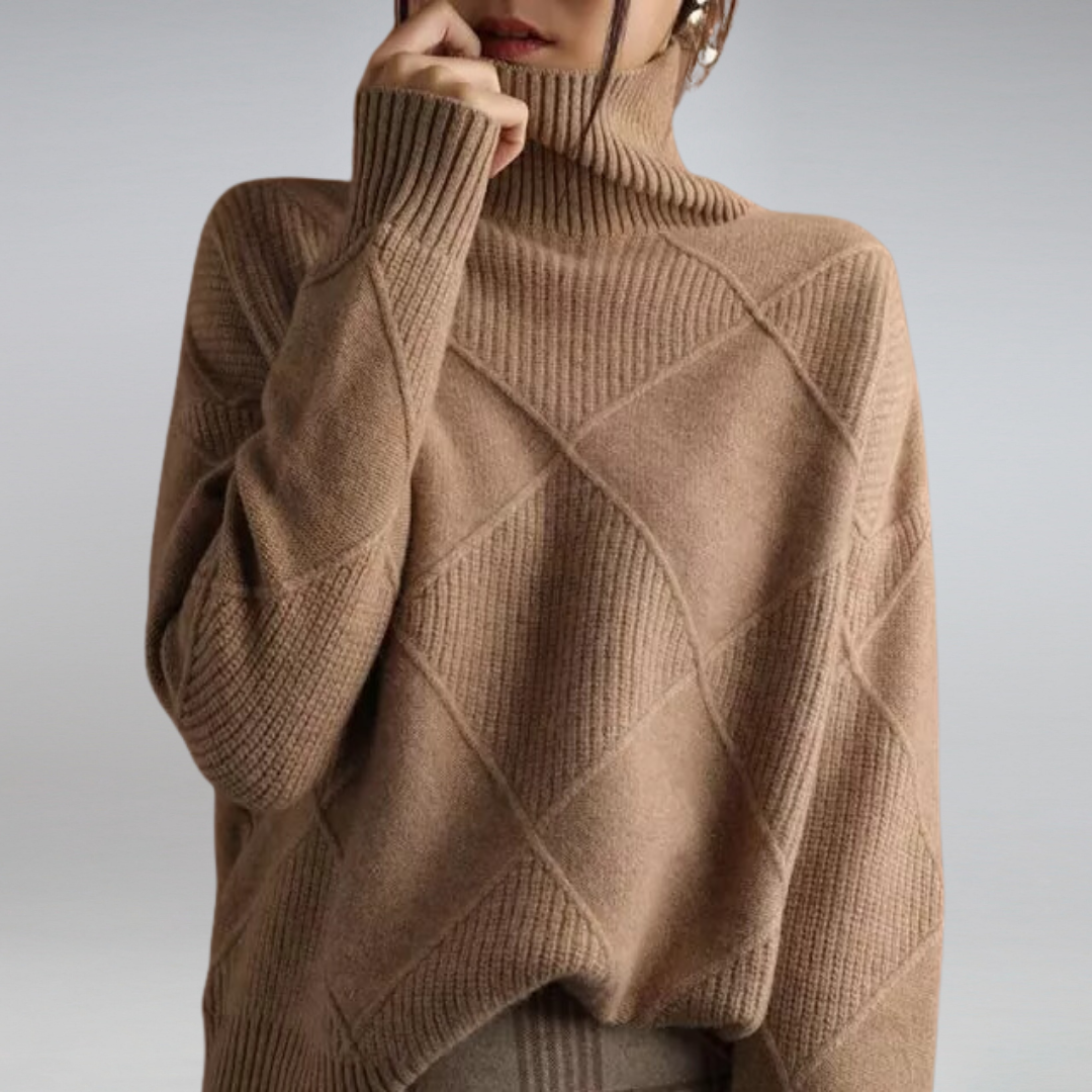 Lila™ | Luxurious Cashmere Turtleneck