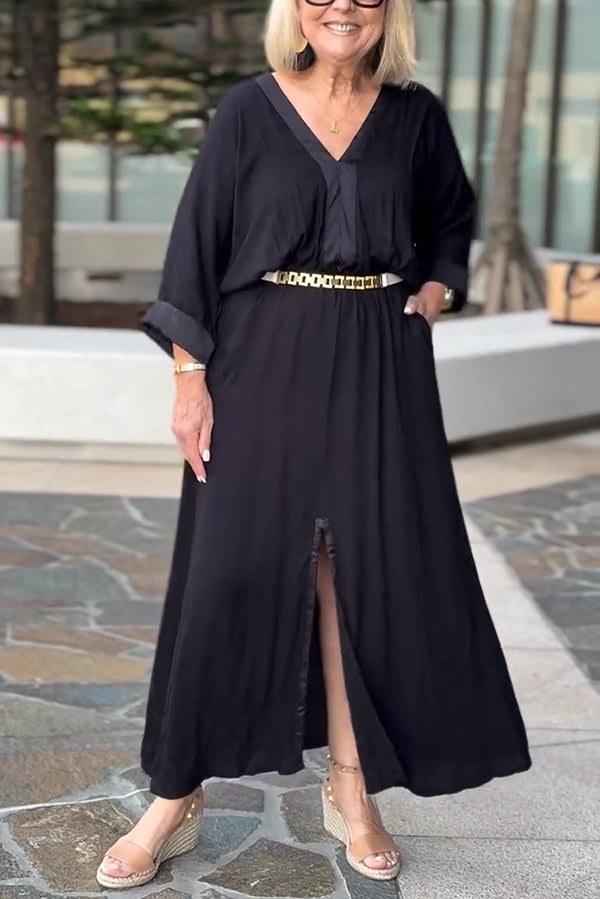 Celia™ | Casual V-Neck Maxi Dress