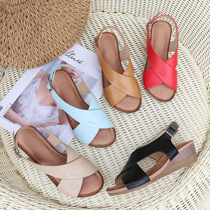 Bella™ | Elegant Wedge Sandals