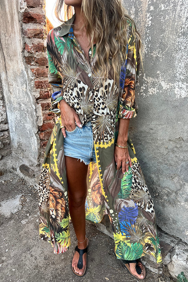 Tessa™ | Unique Jungle Print Blouse