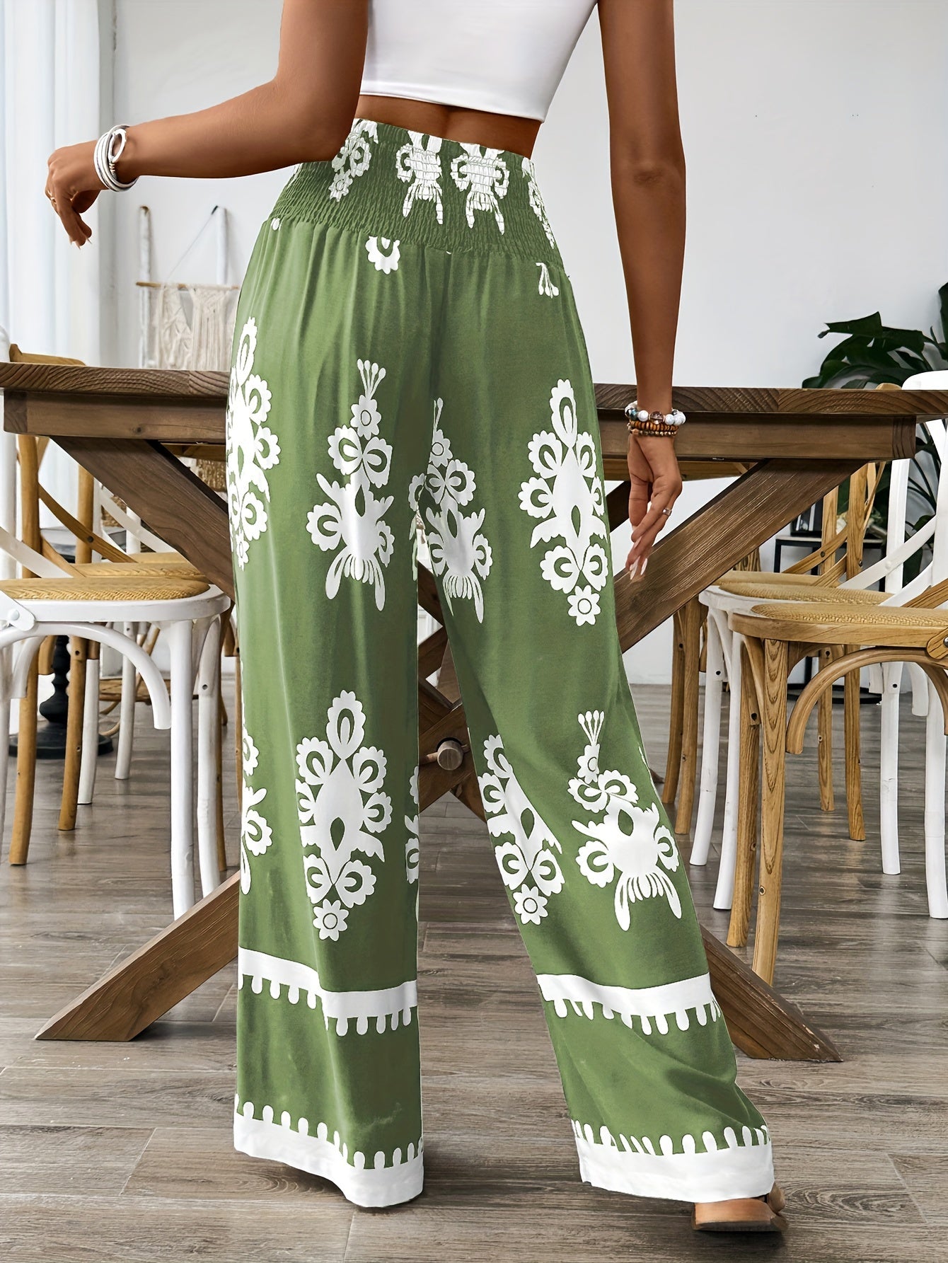 Lisa™ | Chic Floral Wide-Leg Pants