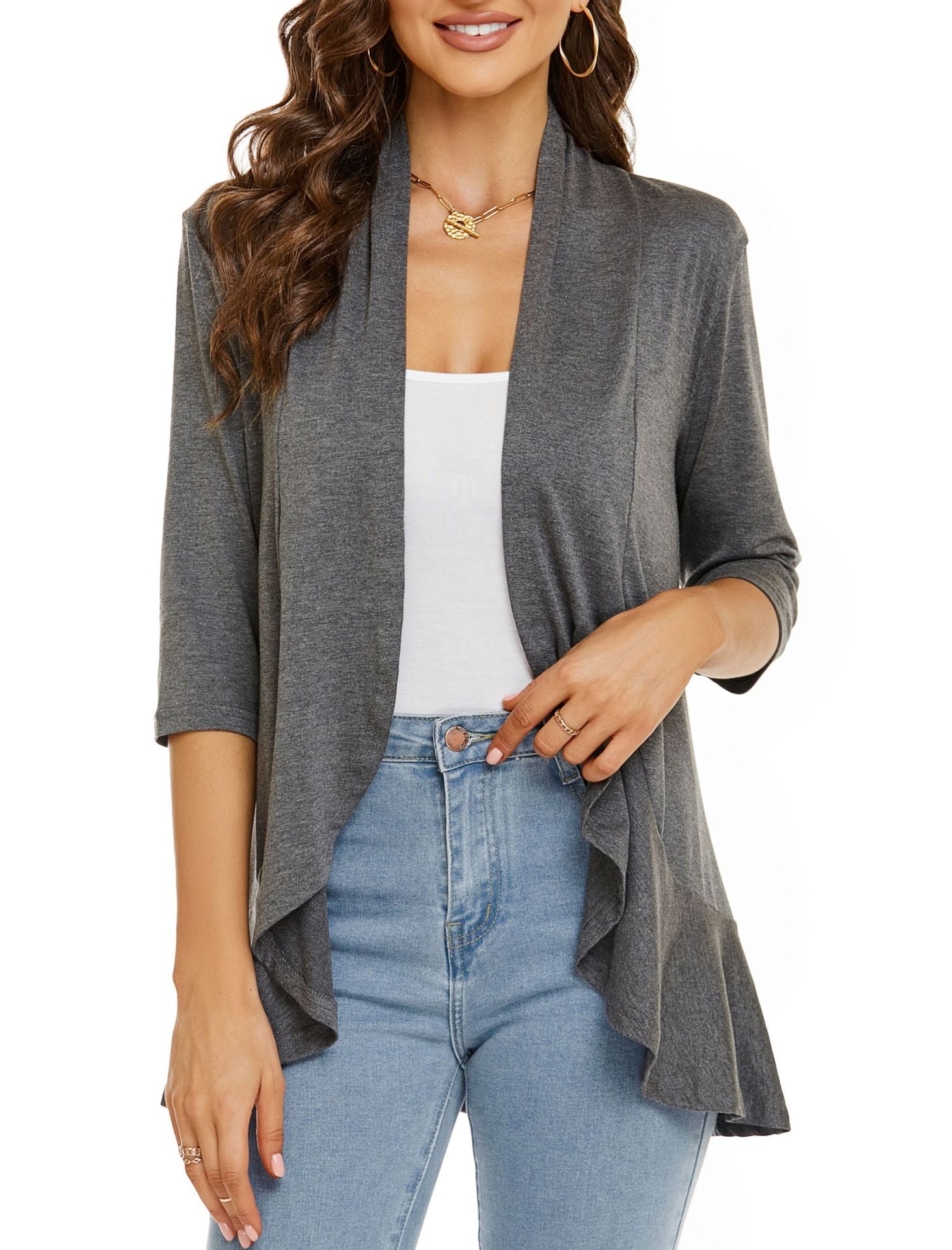 Fiora™ | Elegant Cotton Cardigan