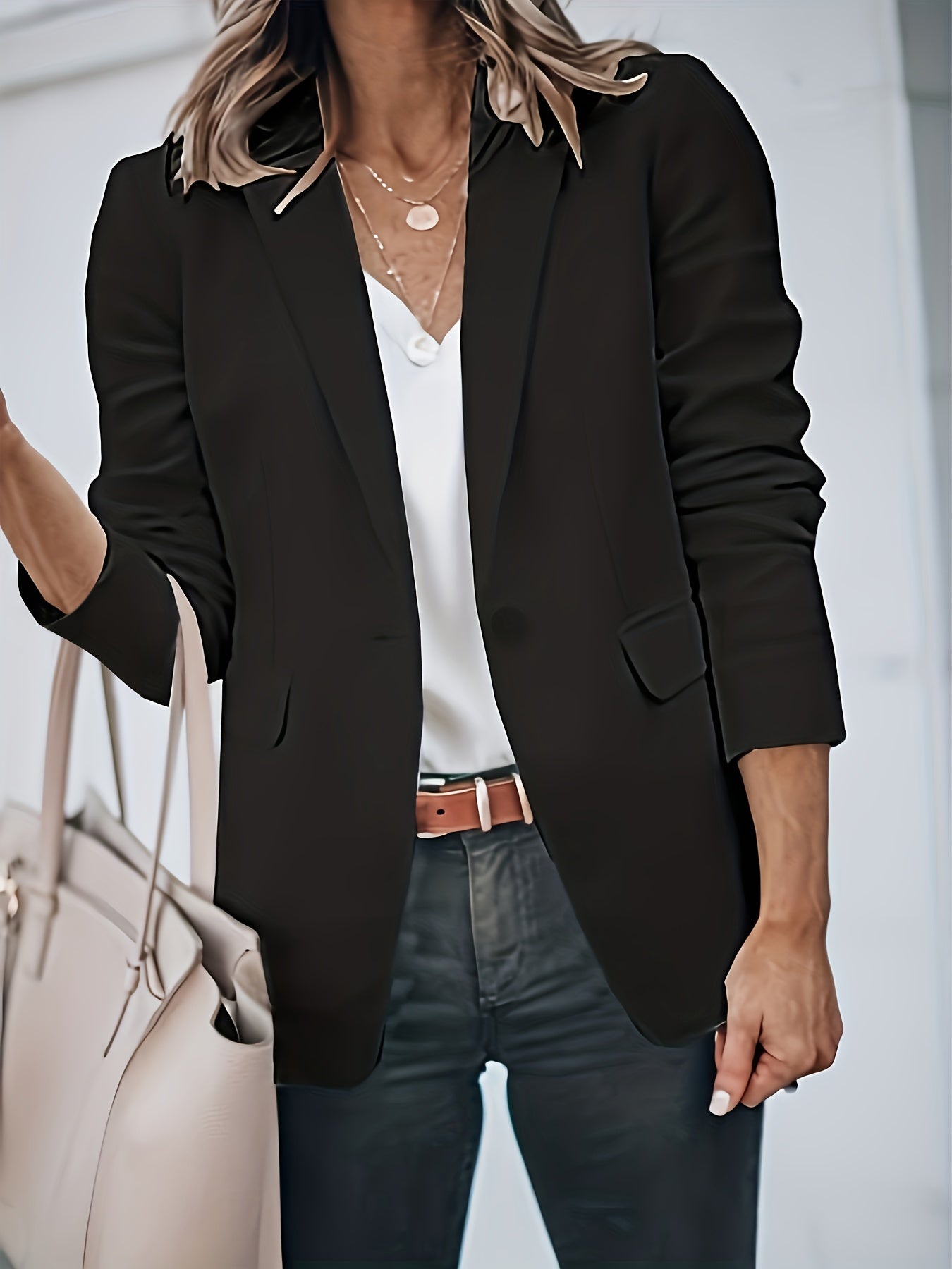 Sophi™ | Elegant Long Sleeve Blazer