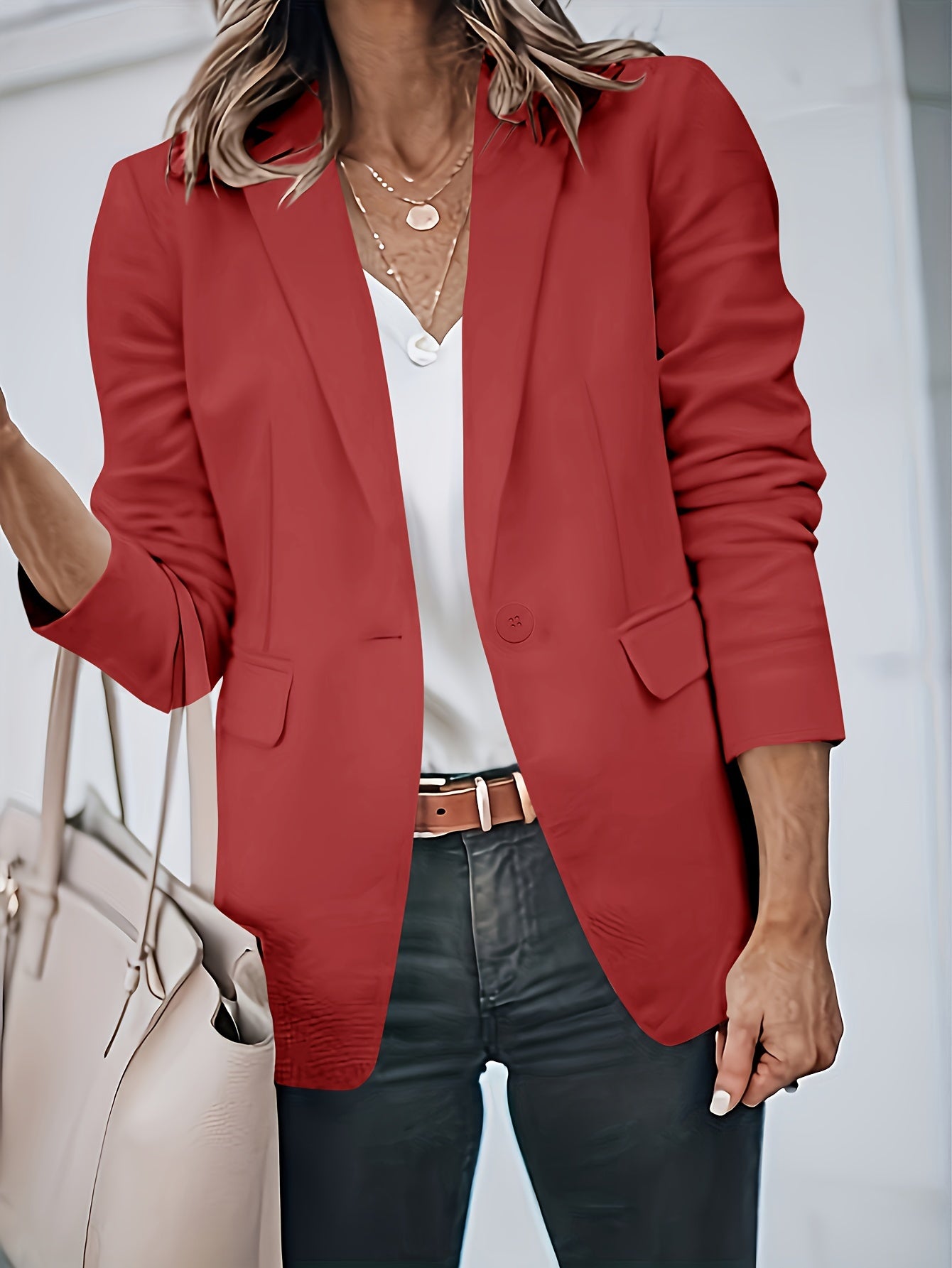 Sophi™ | Elegant Long Sleeve Blazer