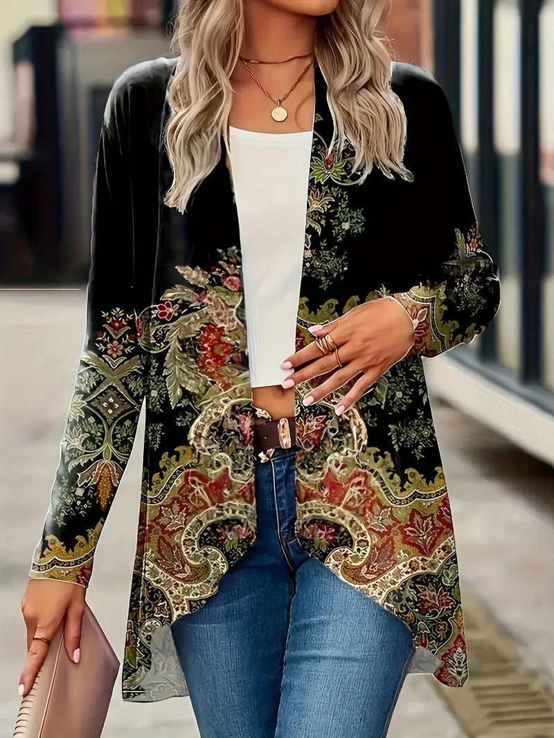 Aline™ | Floral Elegance Cardigan