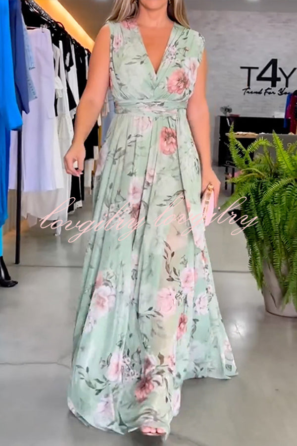 Elena™ | Elegant Floral Maxi Dress