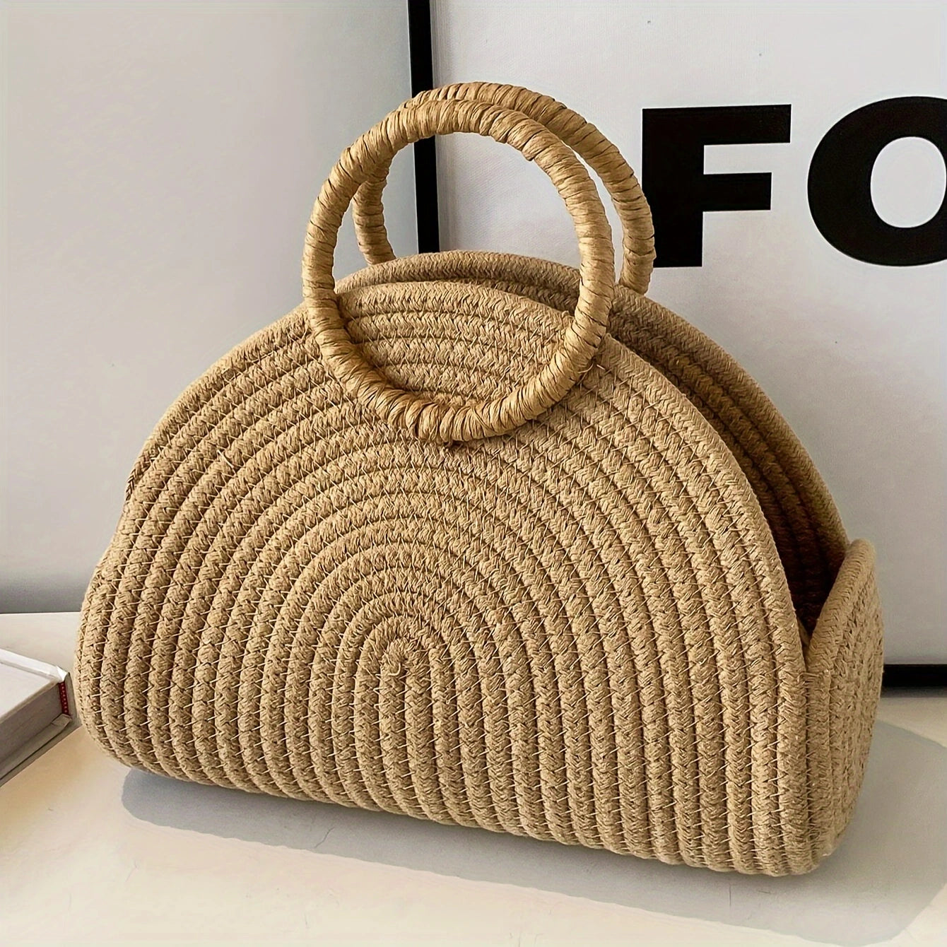 Zayla™ | Bohemian Handwoven Straw Tote Bag