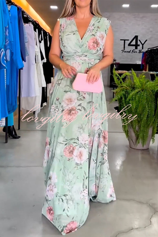 Elena™ | Elegant Floral Maxi Dress