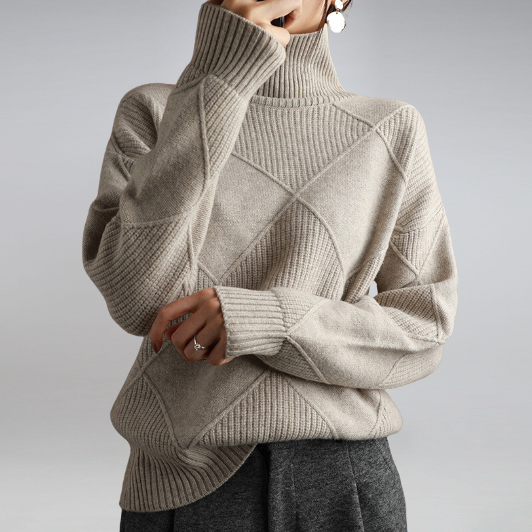 Lila™ | Luxurious Cashmere Turtleneck