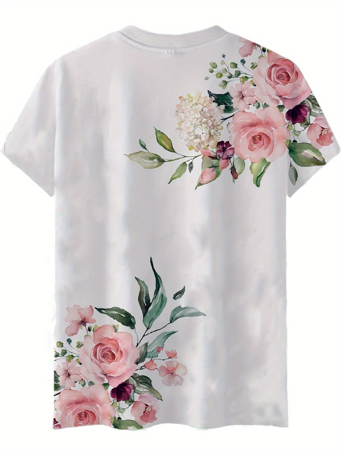 Ophelia™ | Vibrant Floral Print T-Shirt