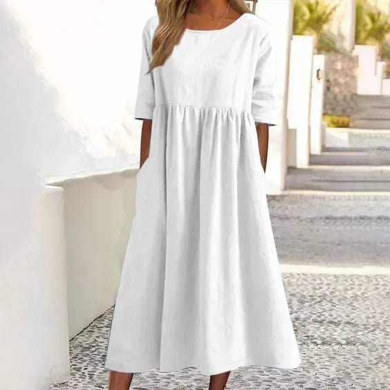 Janga™ | Chic Cotton Pocket Dress