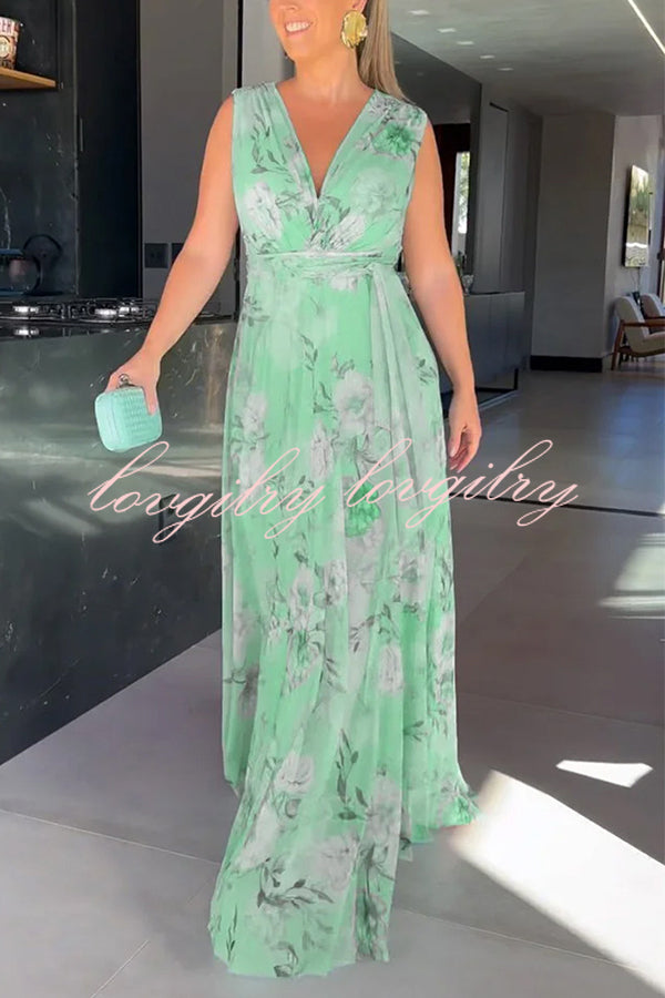 Elena™ | Elegant Floral Maxi Dress