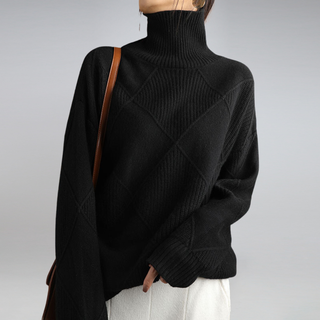 Lila™ | Luxurious Cashmere Turtleneck