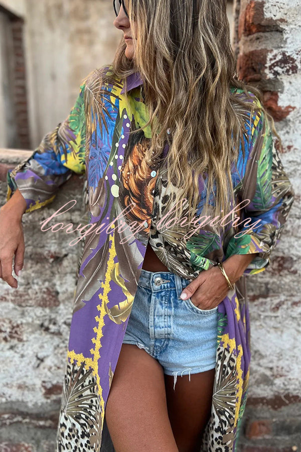 Tessa™ | Unique Jungle Print Blouse