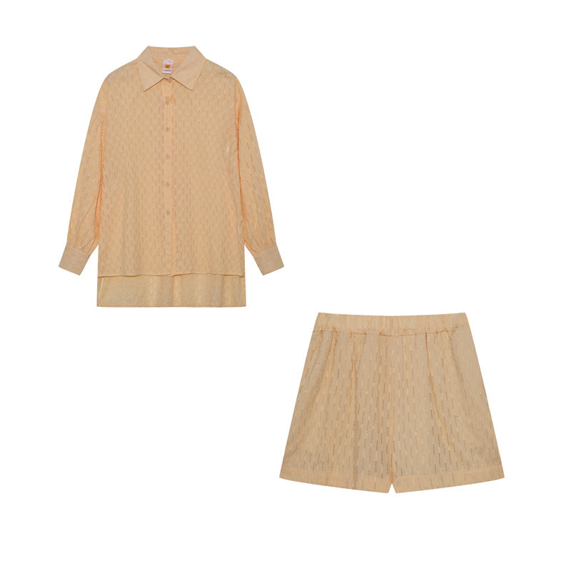 Elizabeth™ | Effortless Breezy Shirt & Shorts Set In Cotton