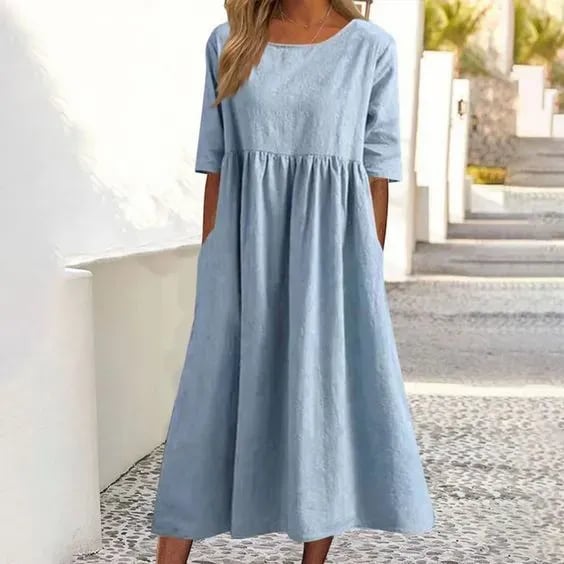 Janga™ | Chic Cotton Pocket Dress