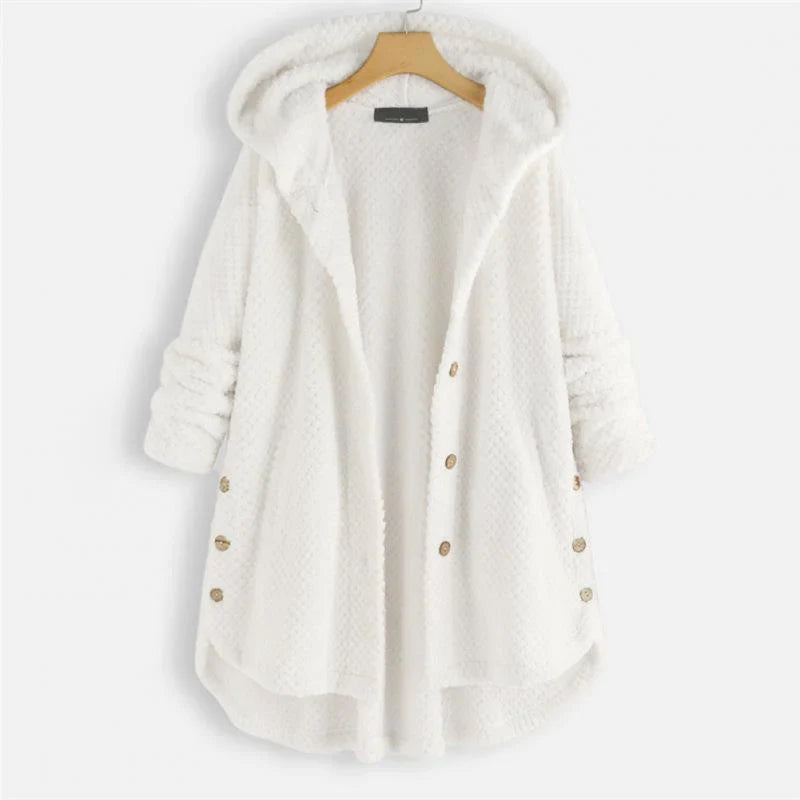 Dana™ | Cozy Hooded Ribbed Coat