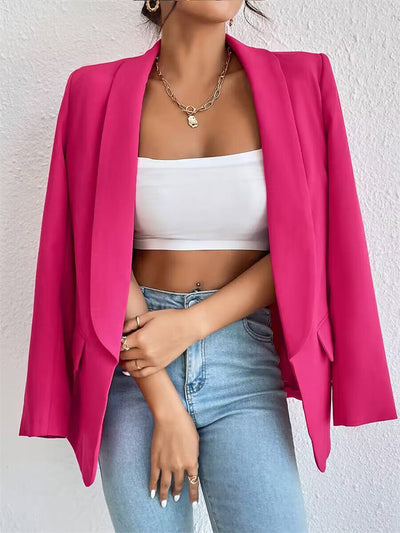 Women's Elegant Blazer with Tailored Fit and Classic Design for Office and Casual Wear