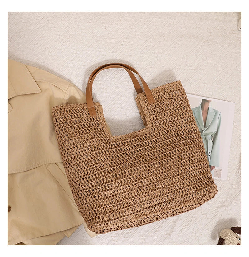 Nayra™ | Handcrafted Boho Straw Tote