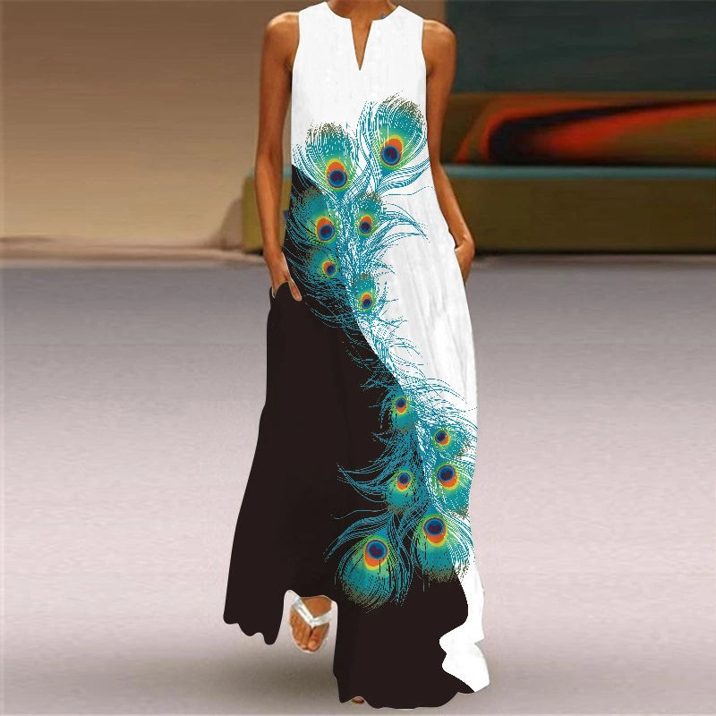 Talia™ | Elegant Floral Maxi Dress