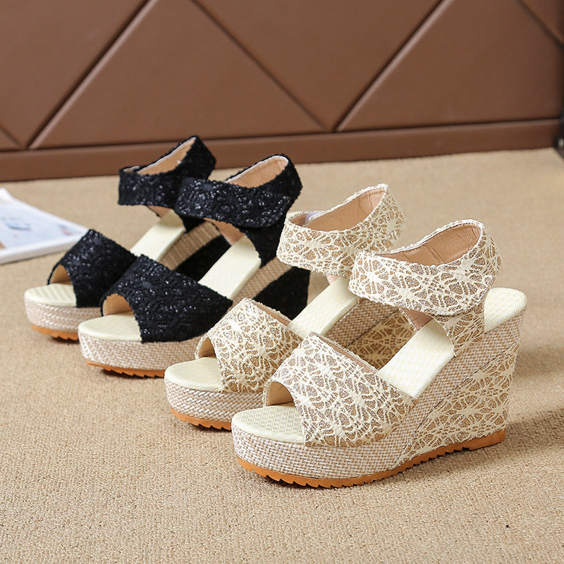 Harriet ™ | Stylish Wedge Peep-Toe Sandals