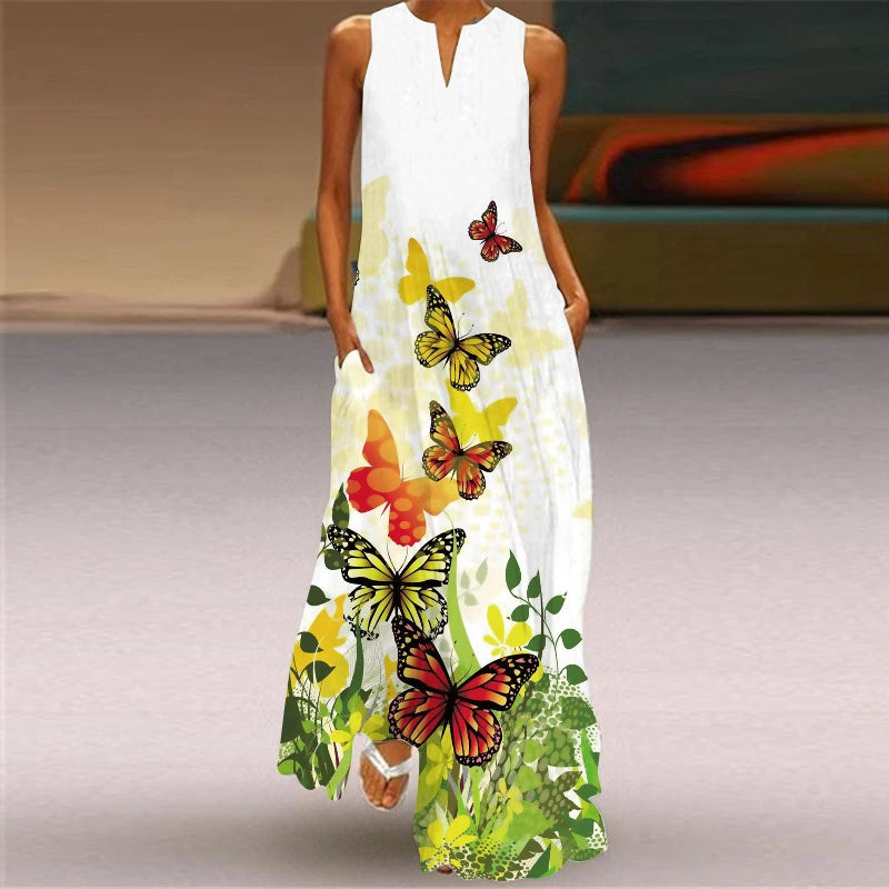 Talia™ | Elegant Floral Maxi Dress