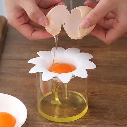 Flower Egg Yolk Separator