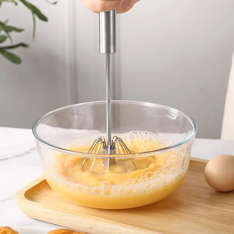 Semi-Automatic Egg Whisk