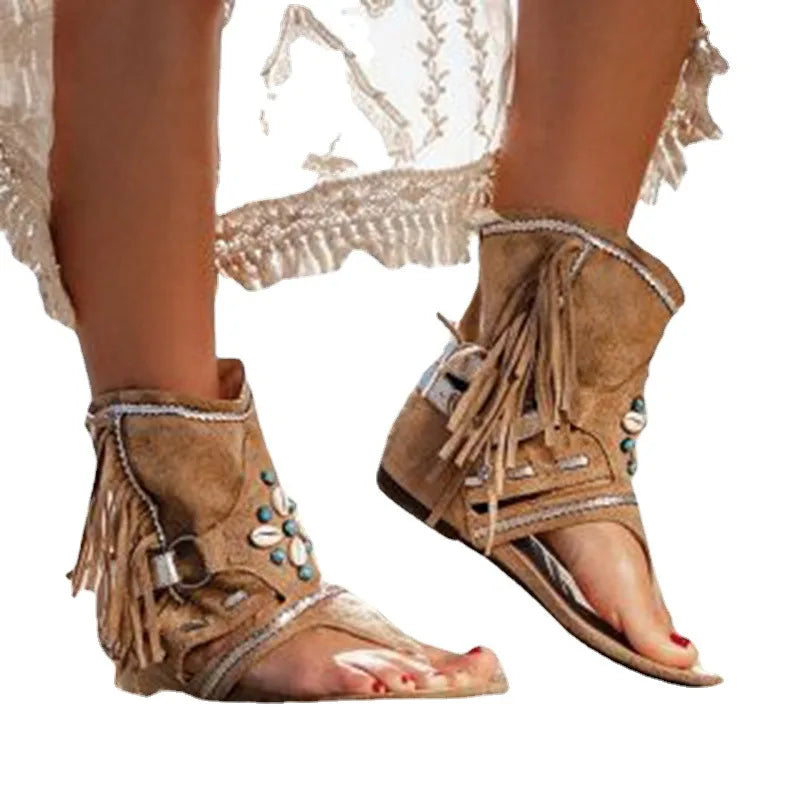 Farrah™ | Bohemian Fringe Sandals