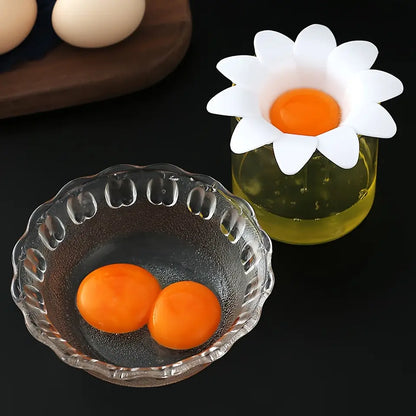 Flower Egg Yolk Separator