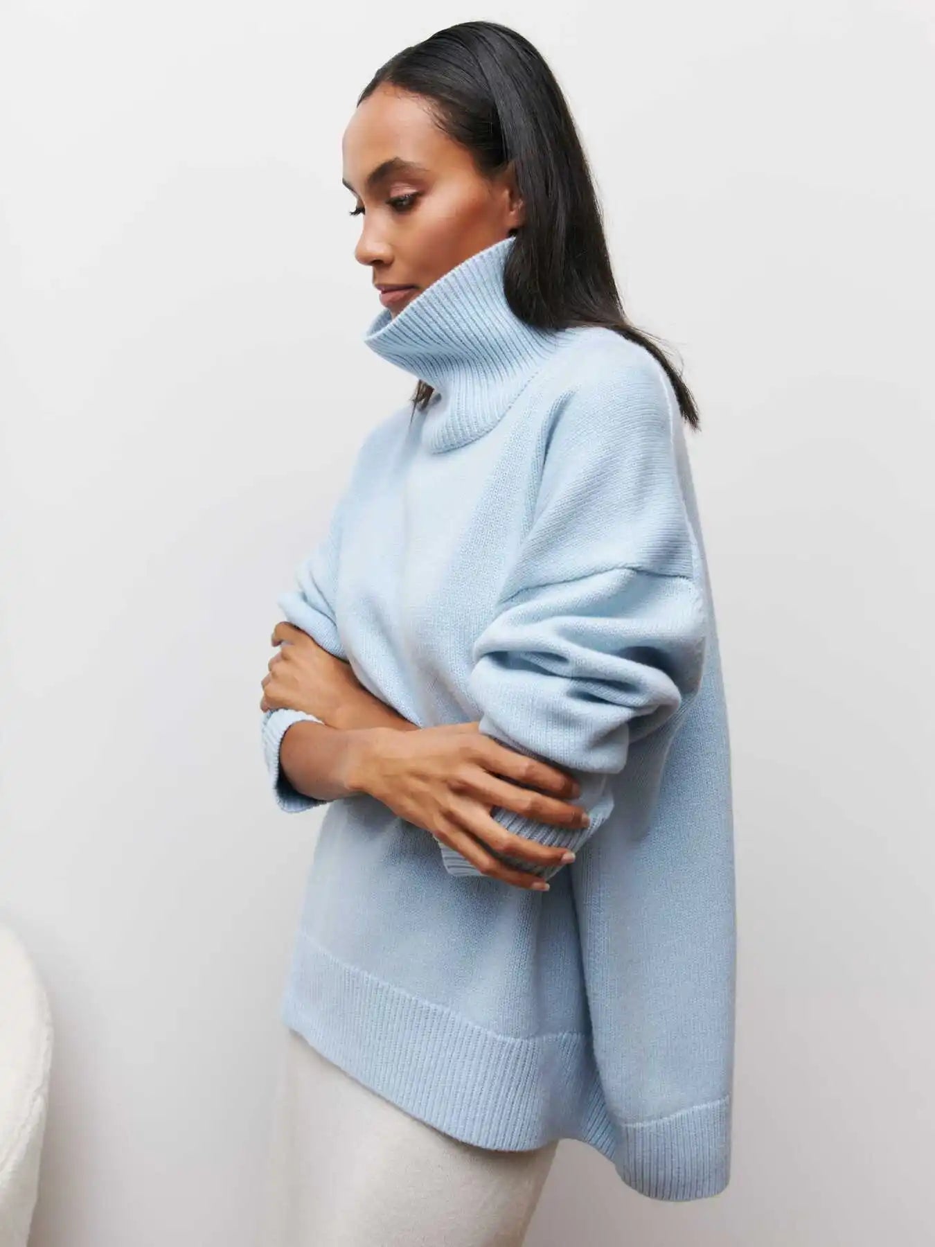 Olivia™ | Elegant Comfort Turtleneck Sweater