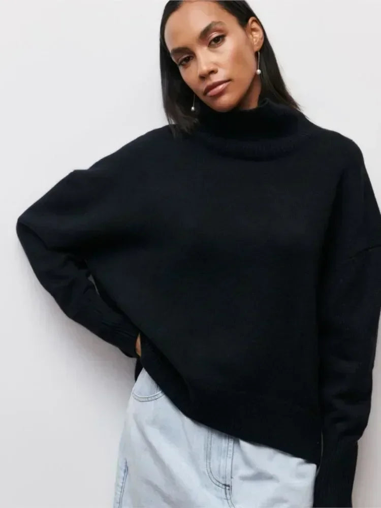 Olivia™ | Elegant Comfort Turtleneck Sweater