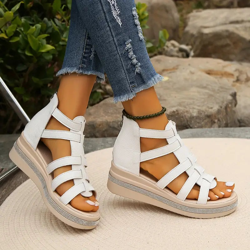 Chloe™ | Elegant Wedge Sandals