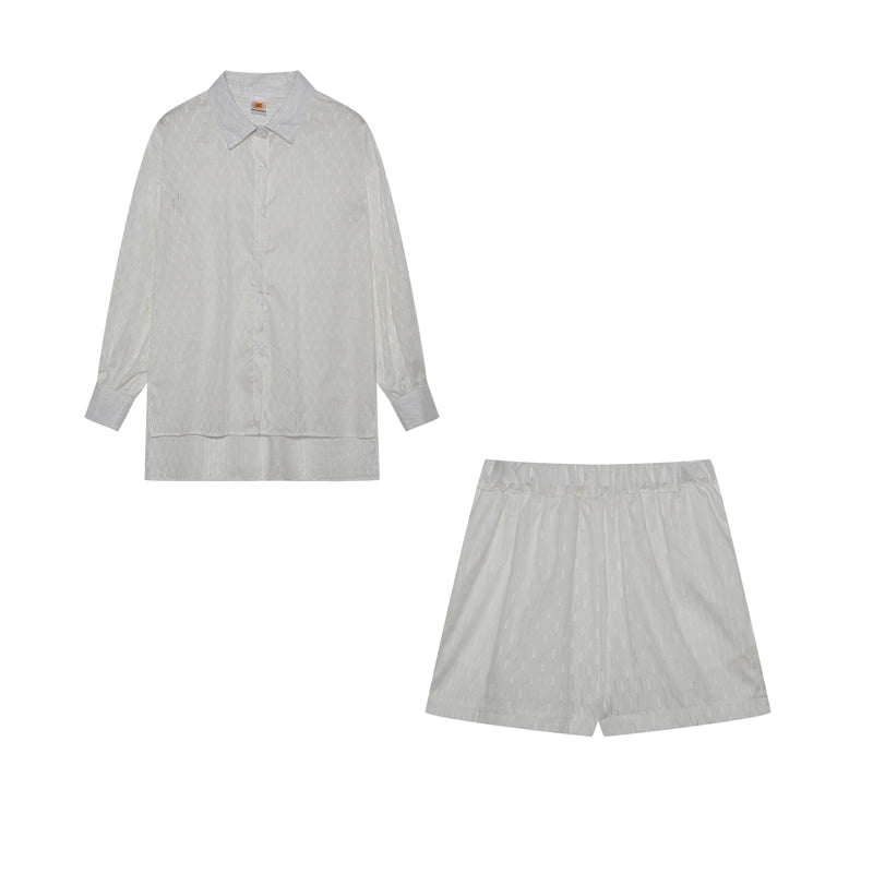 Elizabeth™ | Effortless Breezy Shirt & Shorts Set In Cotton