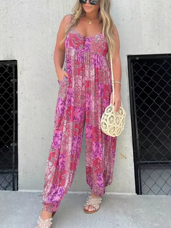 Zarae™ | Boho Balloon Pant Jumpsuit