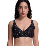 Black polka dot