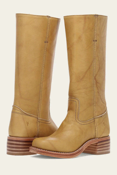 Solid Western Boots Stacked Heel Durable Build | Timeless Everyday Women