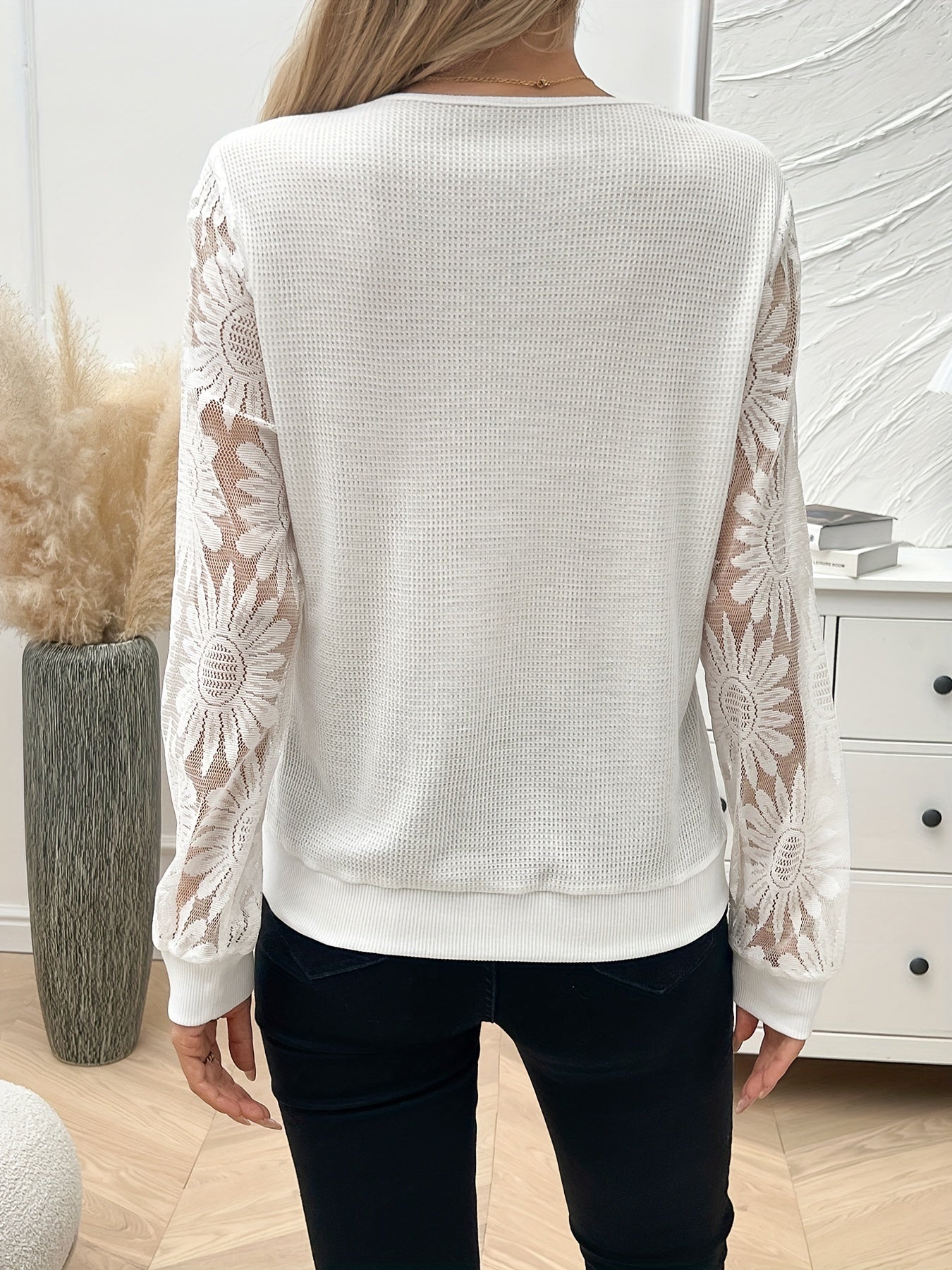 Sariah™ | Elegant Floral Lace Top