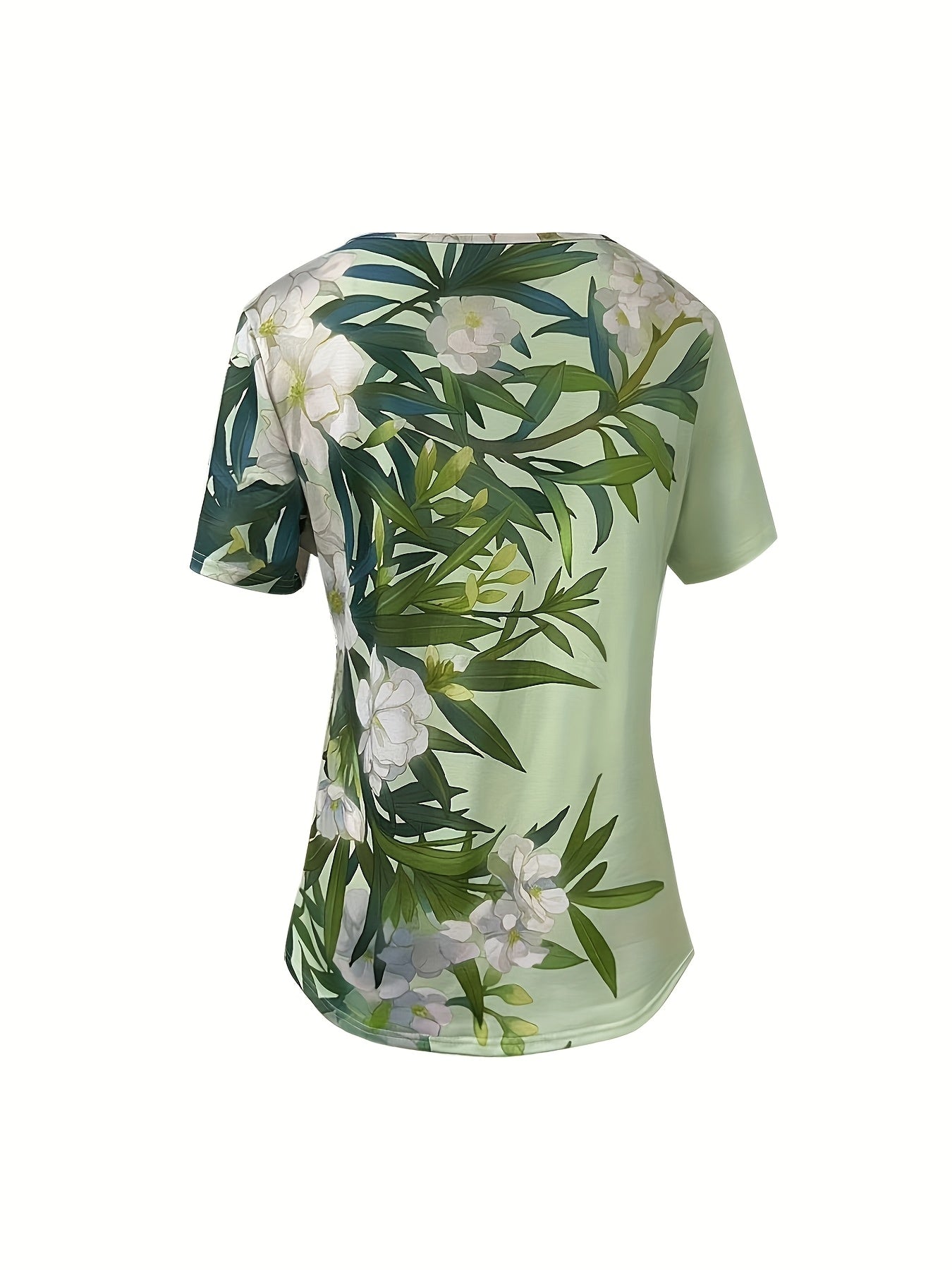 Zalika™ | Chic Floral V-Neck Tee