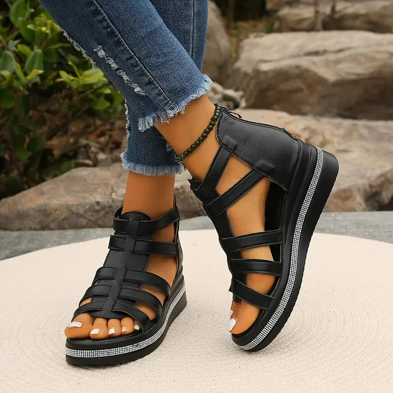 Chloe™ | Elegant Wedge Sandals