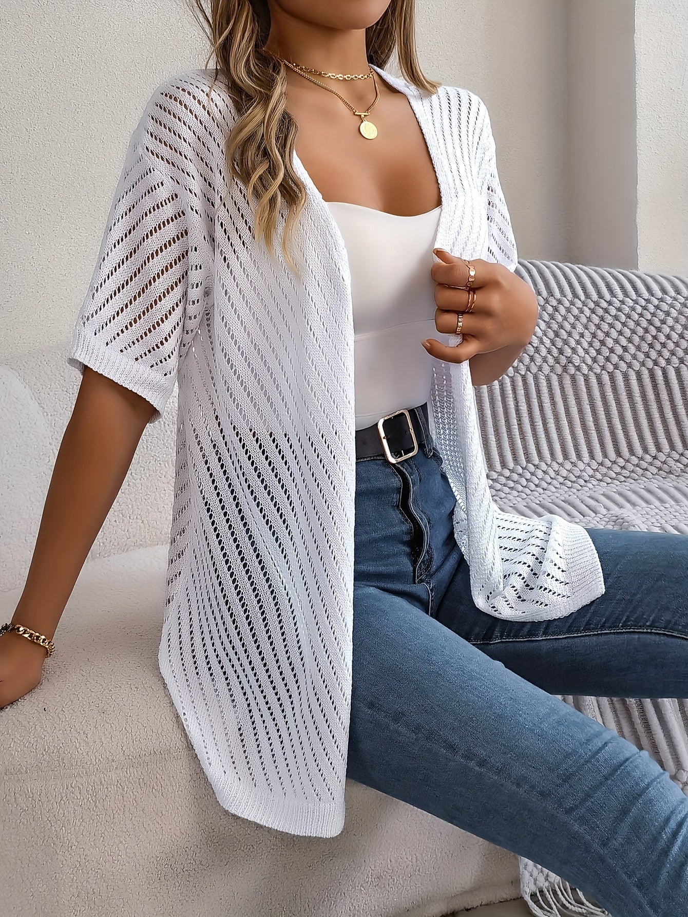 Comet™ | Chic Semi-Sheer Cardigan