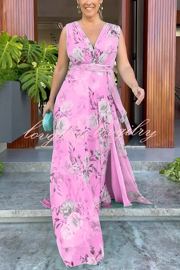 Elena™ | Elegant Floral Maxi Dress