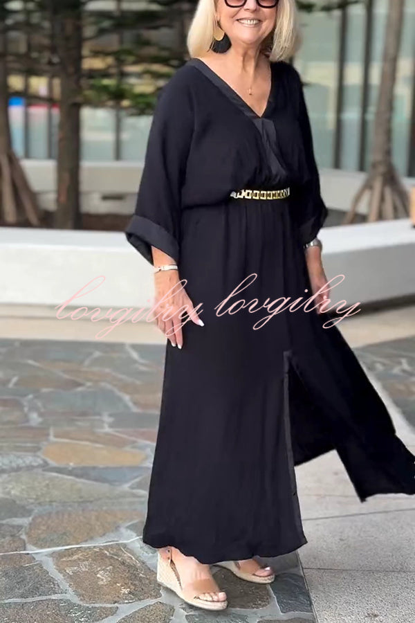 Celia™ | Casual V-Neck Maxi Dress