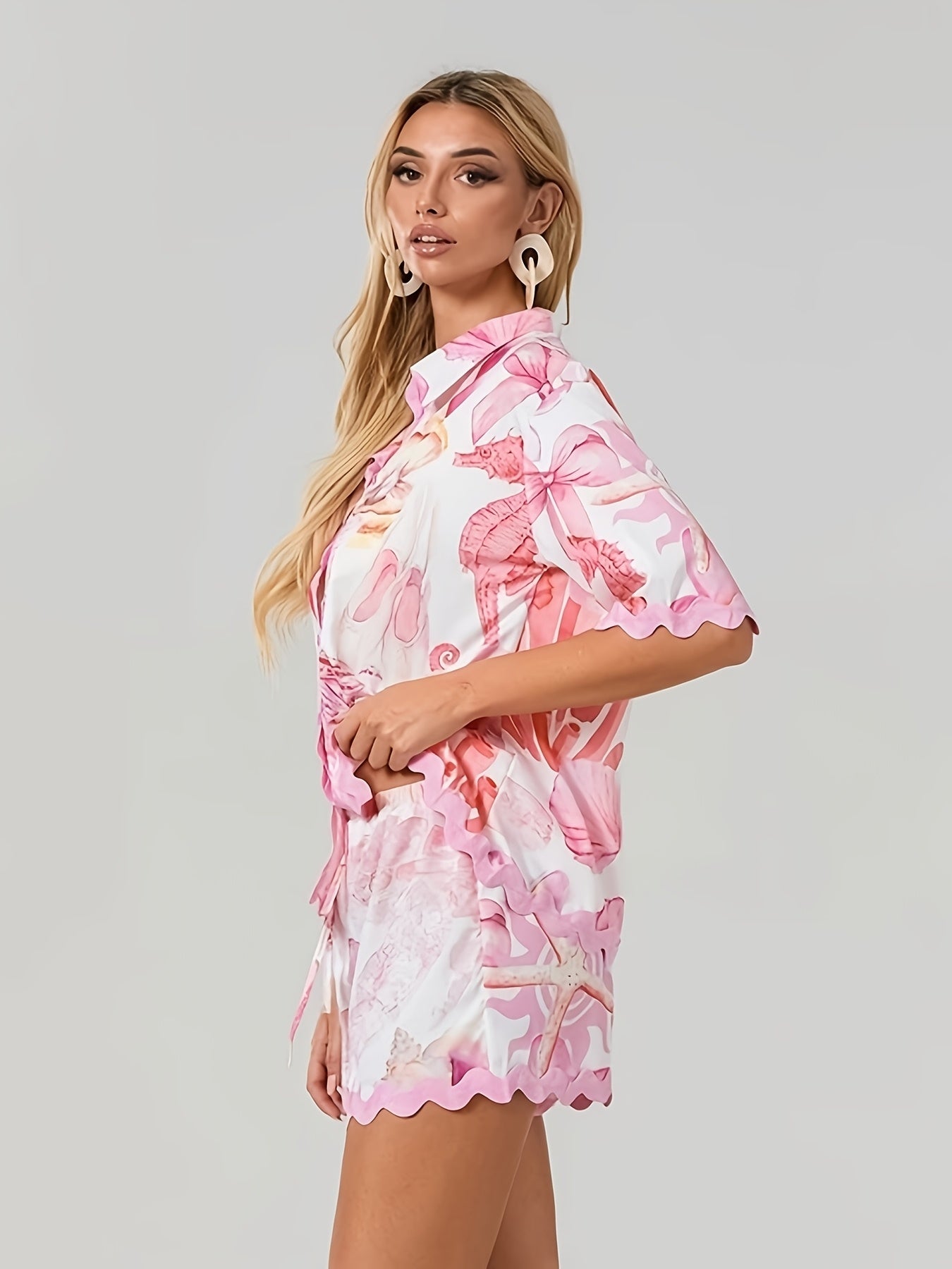 Flora™ | Casual Floral Pantsuit