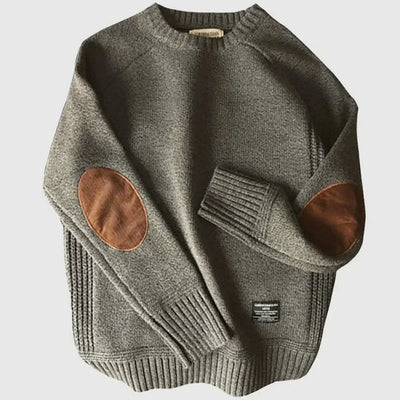Men’s Wool Sweater with Alpine Design and Regular Fit for Everyday Comfort