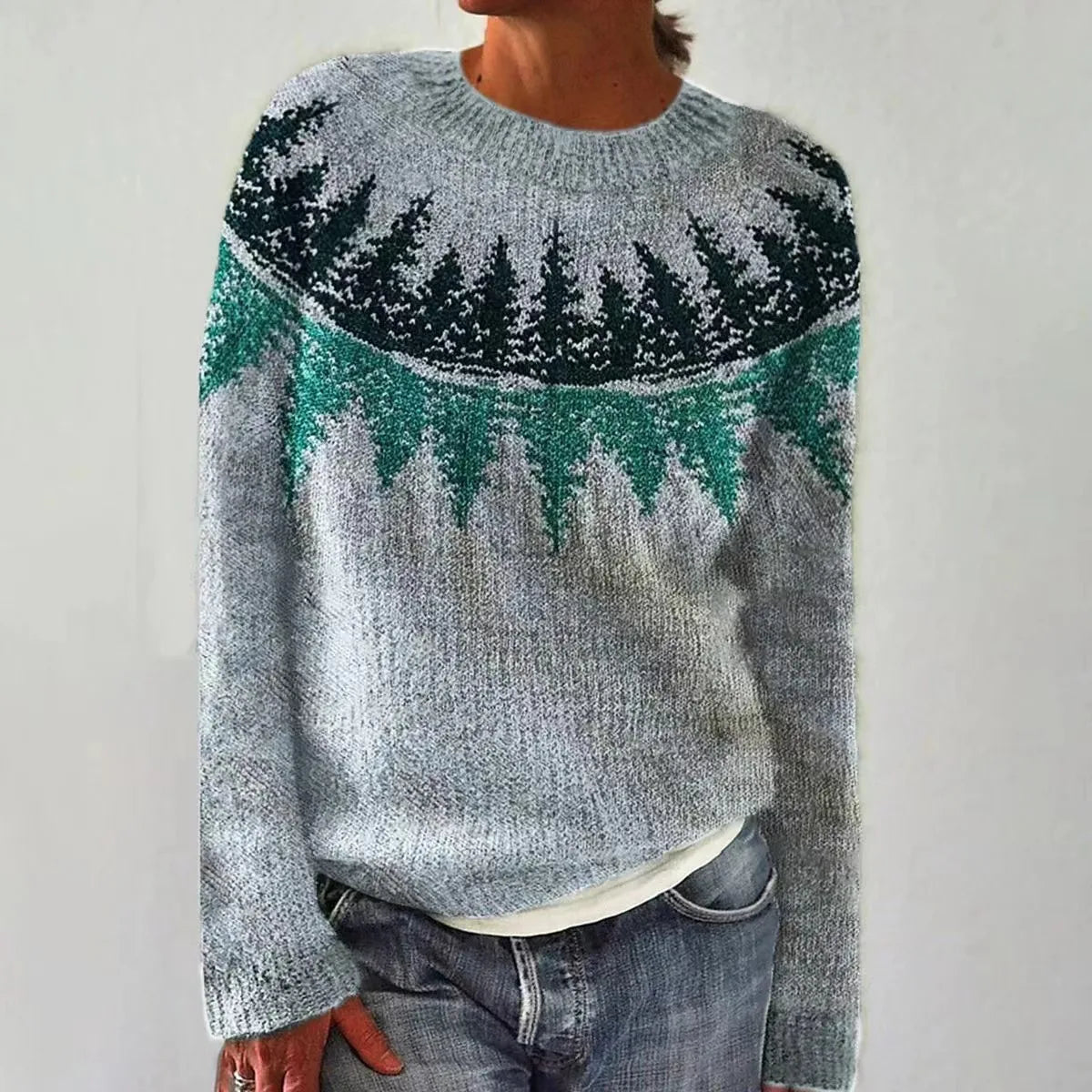 Leda™ | Cozy Retro Sweater