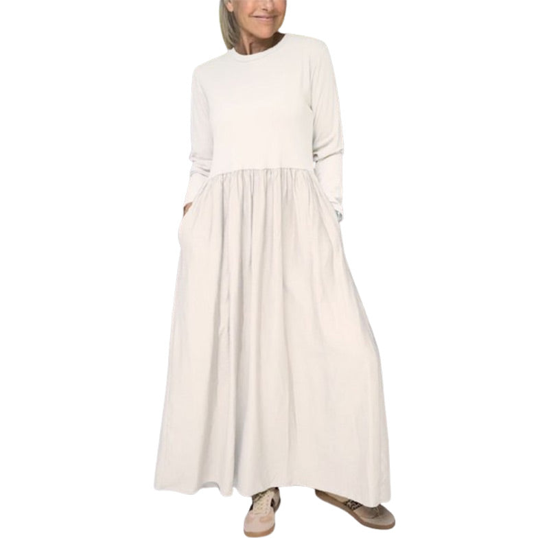 Theia™ | Elegant Cotton Midi Dress