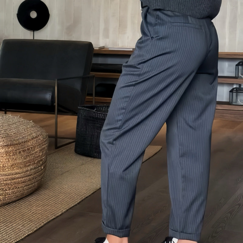 Eary™ | Chic High-Waisted Trousers