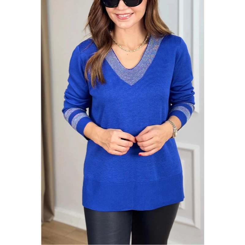 Arbim™ | Elegant Cotton V-Neck Top